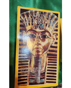 VHS NACIONAL GEOGRÁFIC Egito Em Busca da Eternidade. Abril Editora.  Obrigado. 