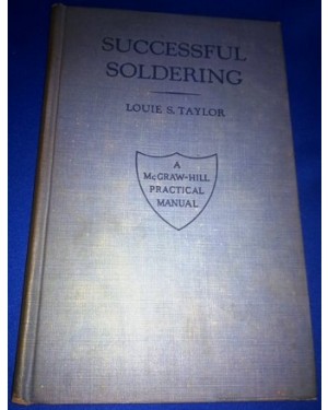 Livro antigo soldar ensinamentos SUCCESSFUL SOLDERING 1943 LIVRO