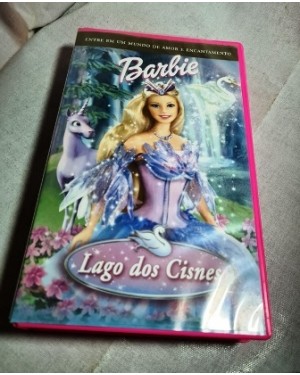 VHS Barbie Lago dos Cisnes 81 min. cor livre Universal original , na caixa usado , bom estado!